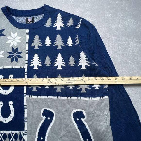 Indianapolis Colts NFL Unisex Adult 2XL Size XX-LARGE Christmas Ugly Sweater - Picture 5 of 7